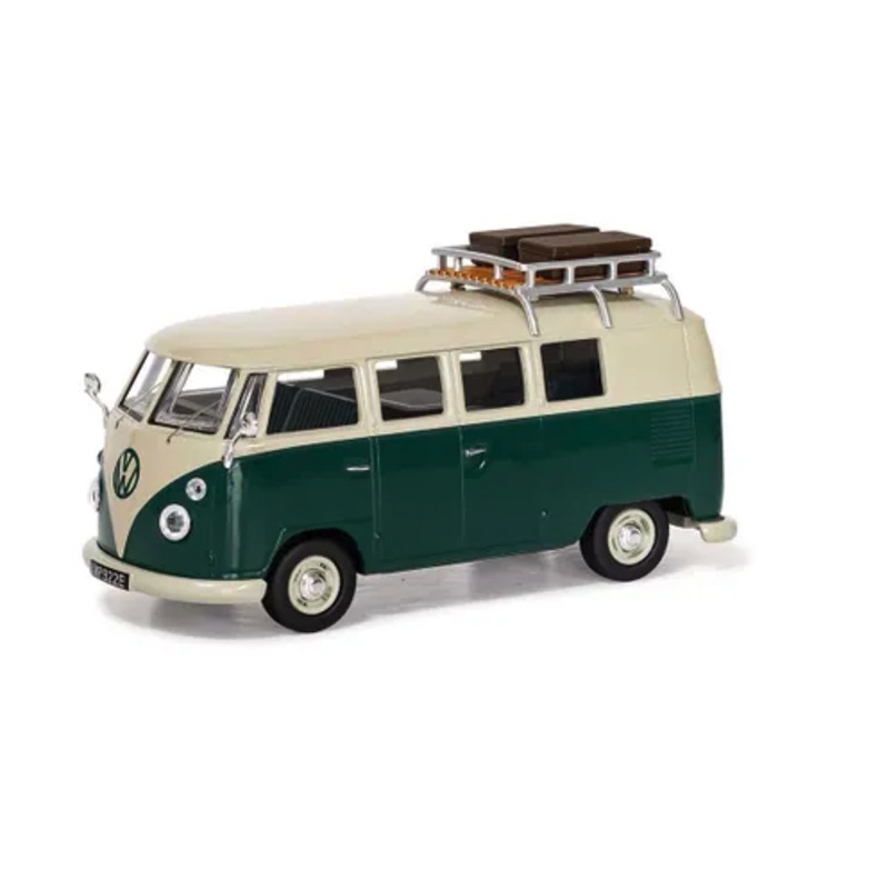 Corgi - 1/43 VW Devon Caravette Type 2 1500 SP Pearl White & Green