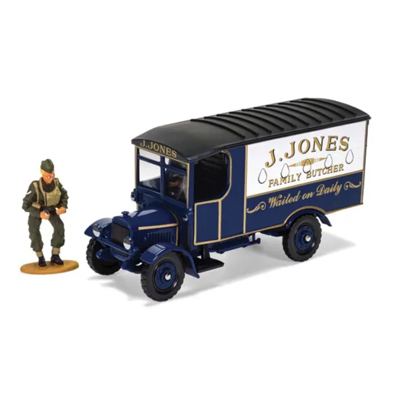 Corgi - 1/50 Dads Army J. Jones Thornycroft Van & Mr Jones Figurine