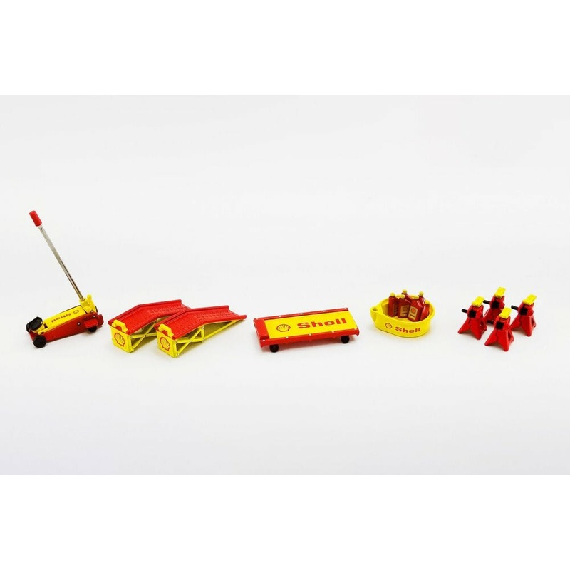 Greenlight - 1/18 Shop Tool Set (Shell Oil #2) 11pcs