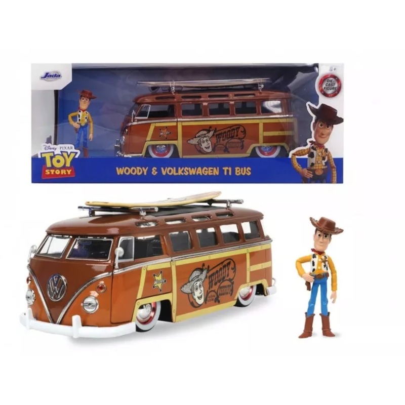 Jada - 1/24 Woody & VW T1 Bus (Hollywood Rides)