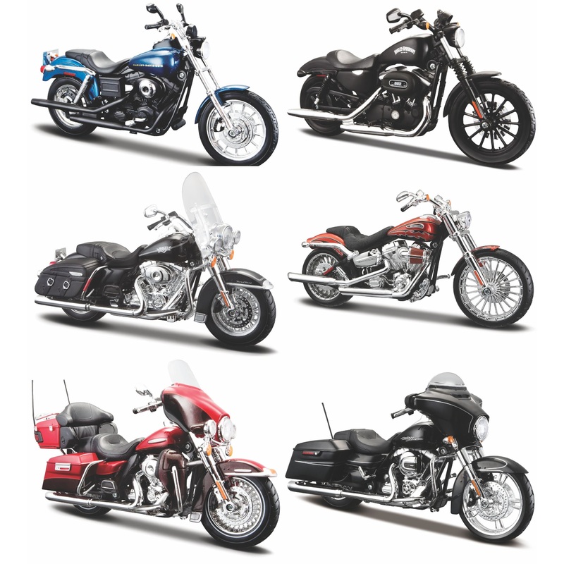 Maisto - 1/12 Harley-Davidson Motorcycles (Asst. Individually Sold)