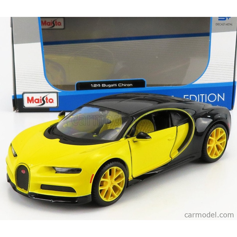Maisto - 1/24 Bugatti Chiron - Yellow