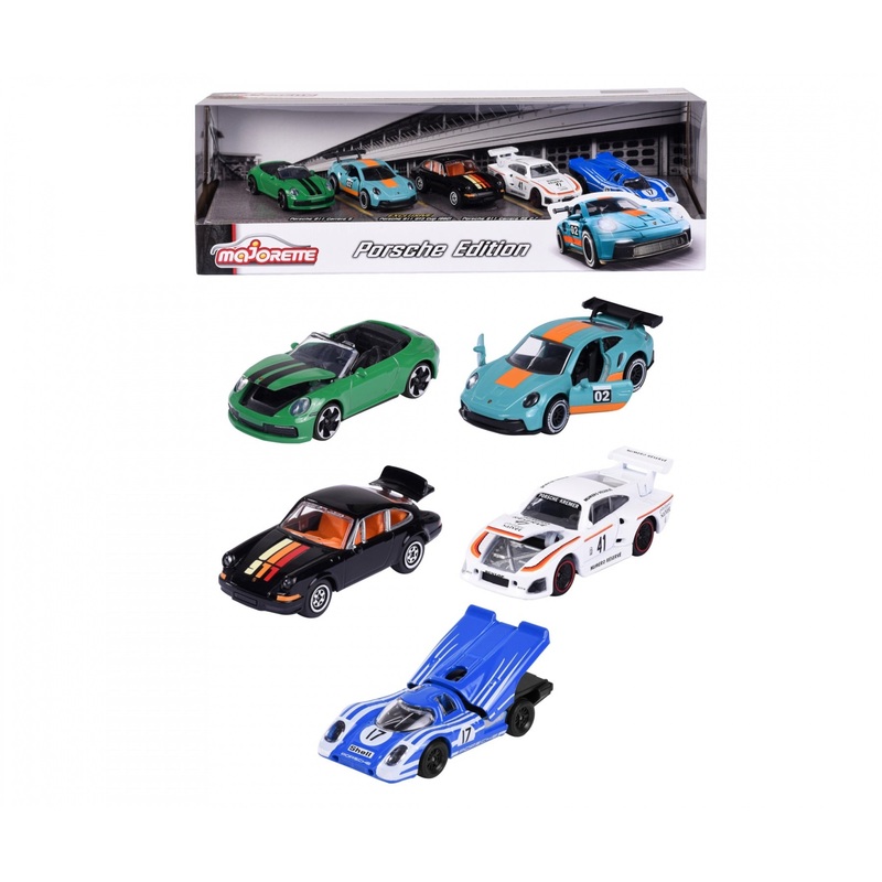 Majorette - Porsche Edition Giftpack (5 Pieces)