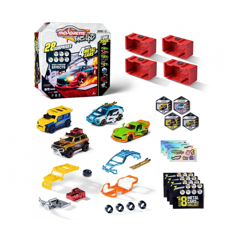 Majorette - Tune Up's Series 2 - 28 Surprises (incl. 4 Cars)