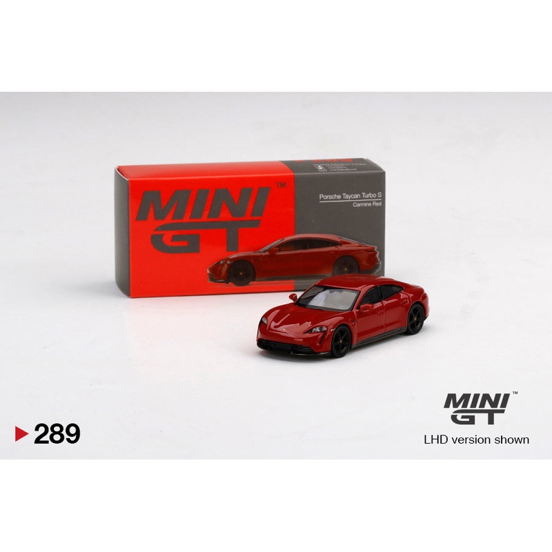 Mini GT - 1/64 Porsche Taycan Turbo S (Carmine Red) (RHD)