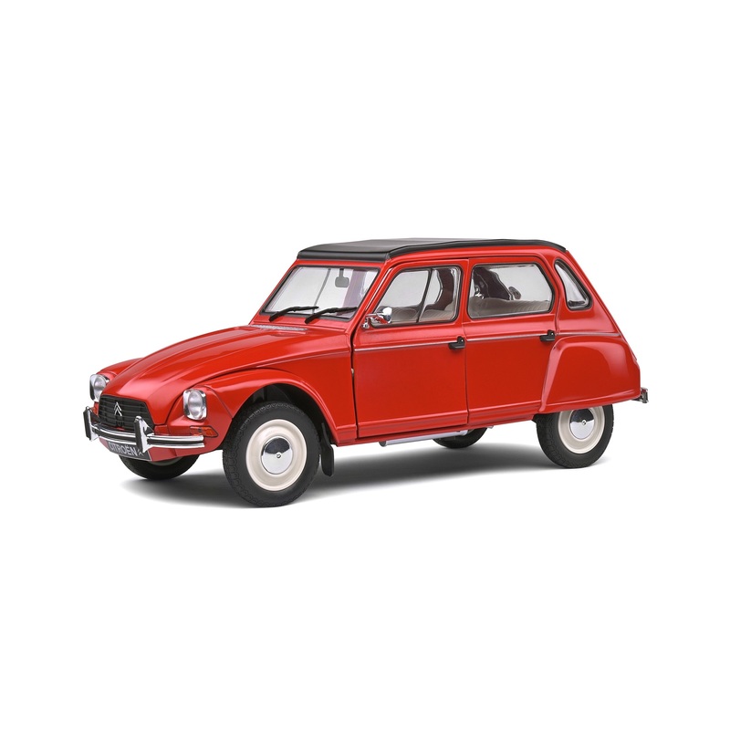 Solido - 1/18 Citroen Dyane 6 Rouge Corsaire 1968