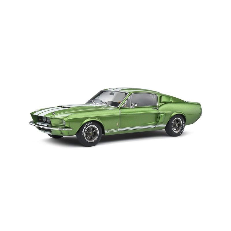Solido - 1/18 Shelby Mustang GT500 Lime Green/ White Stripes