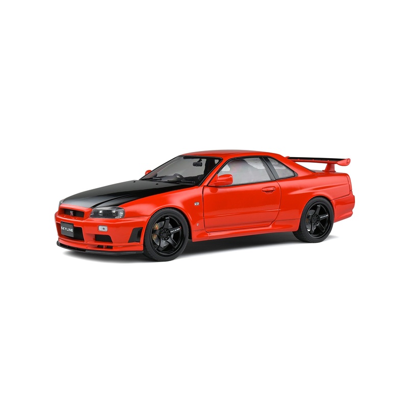 Solido - 1/18Nissan Skyline GT-R R34 Active Red 1999