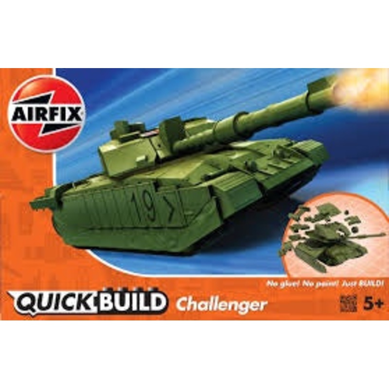 Airfix - Challenger Tank (Green) (QUICK BUILD)