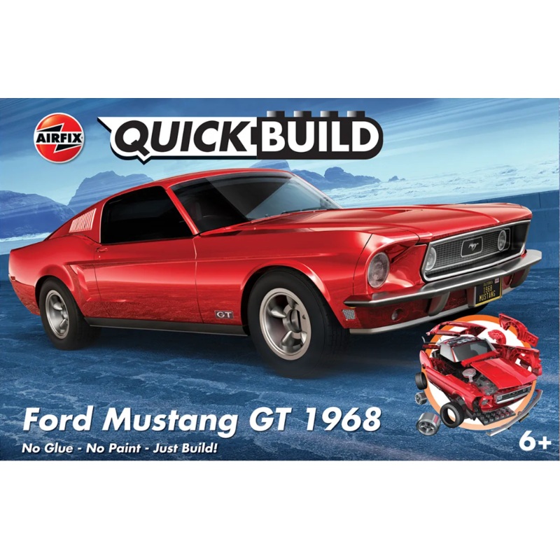 Airfix - Ford Mustang GT 1968 (QUICK BUILD)