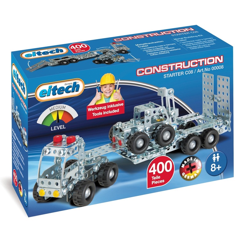 Eitech - 08 Truck w/ Trailer w/ Forklift (Approx 400 Parts)