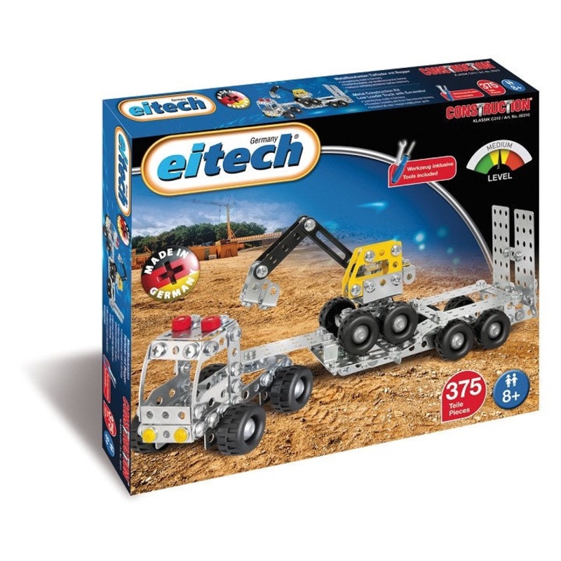 Eitech - 310 Truck w/ Trailer/Digger (Approx 375 Parts)
