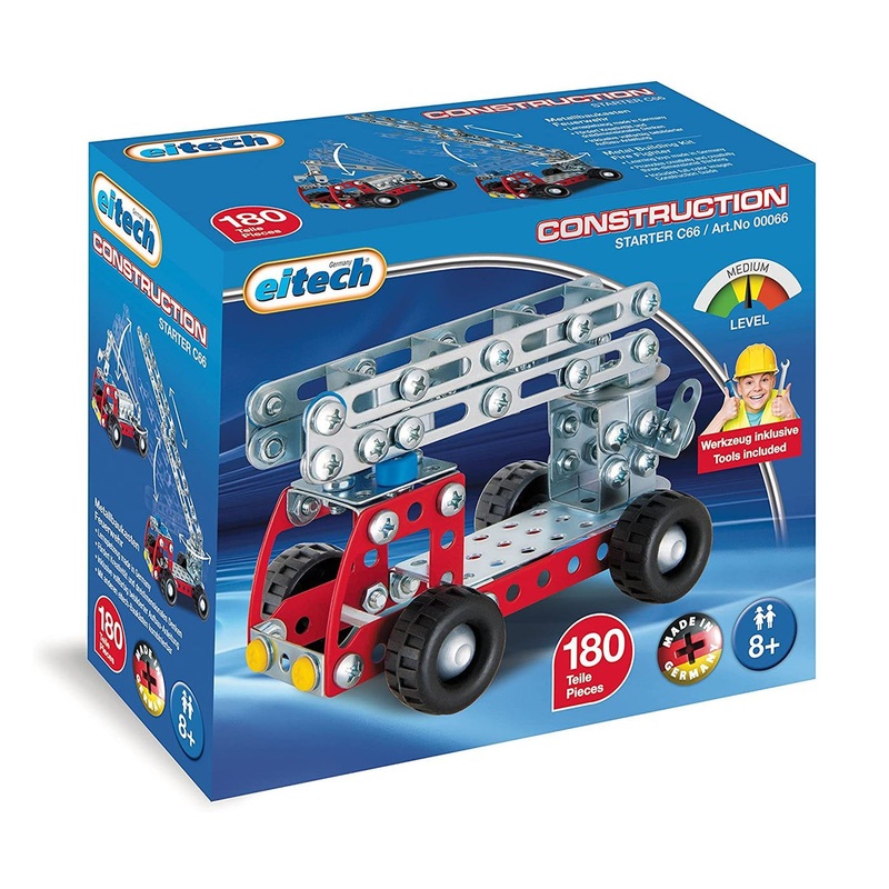 Eitech - 66 Small Fire Truck - RED (Approx 180 Parts)