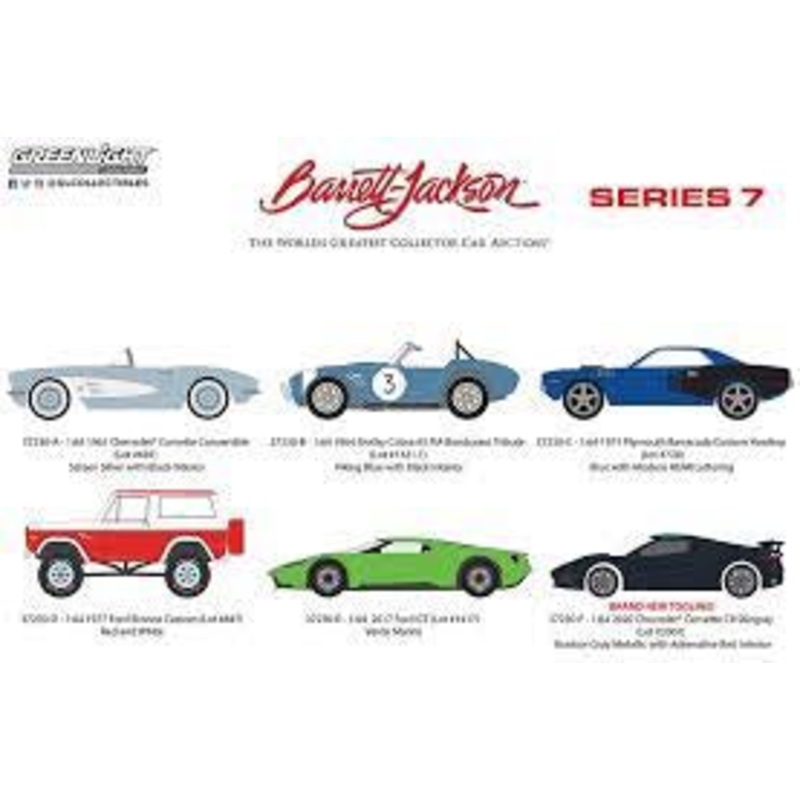 Greenlight - 1/64 Barrett-Jackson Scottsdale Edition Series 7 (Sold Individually)