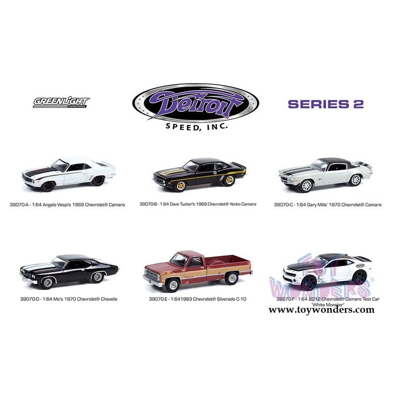 Greenlight - 1/64 Detroit Speed INC Series 2 (Sold Individually)