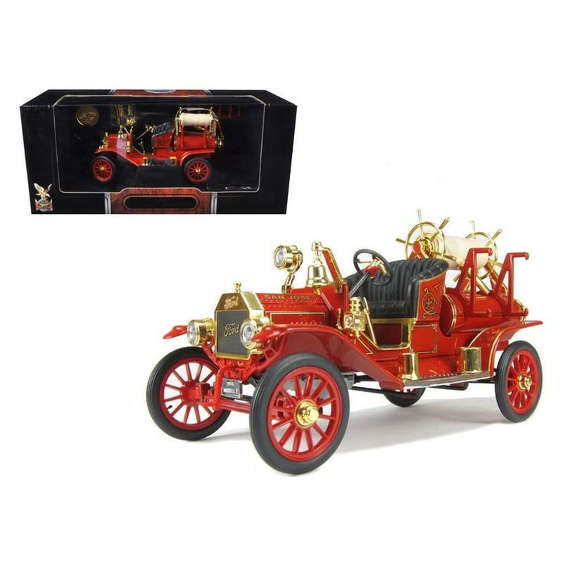 Lucky Diecast - 1/18 Ford Model T Fire Engine Red 1914