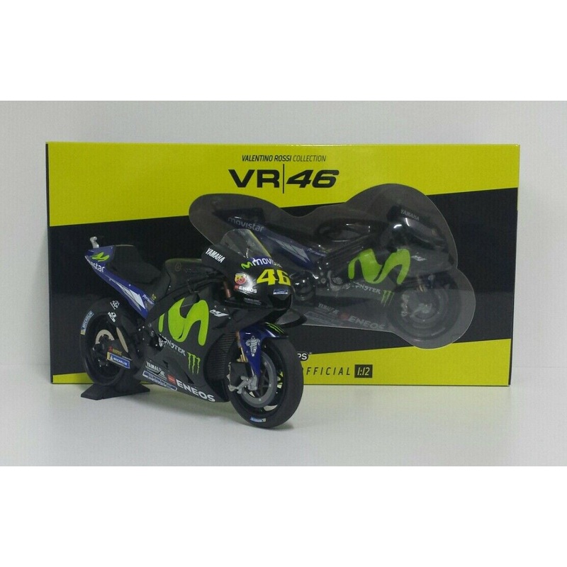 Minichamps - 1/12 Yamaha YZR-M1 Movistar (V. Rossi) Test Valencia November MotoGP 2017