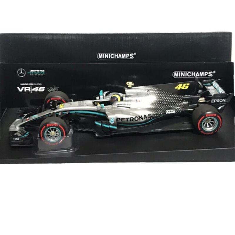 Minichamps - 1/18 Mercedes AMG F1 Rossi Ride Swap Valencia