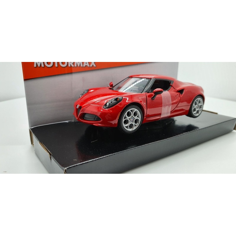 Motor Max - 1/24 Alfa Romeo 4C Red