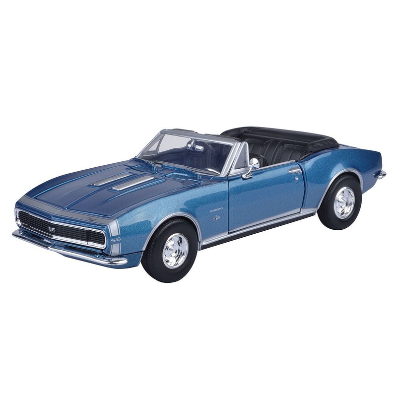 Motor Max - 1/24 Chevy Camaro SS Convertible Met Blue 1967