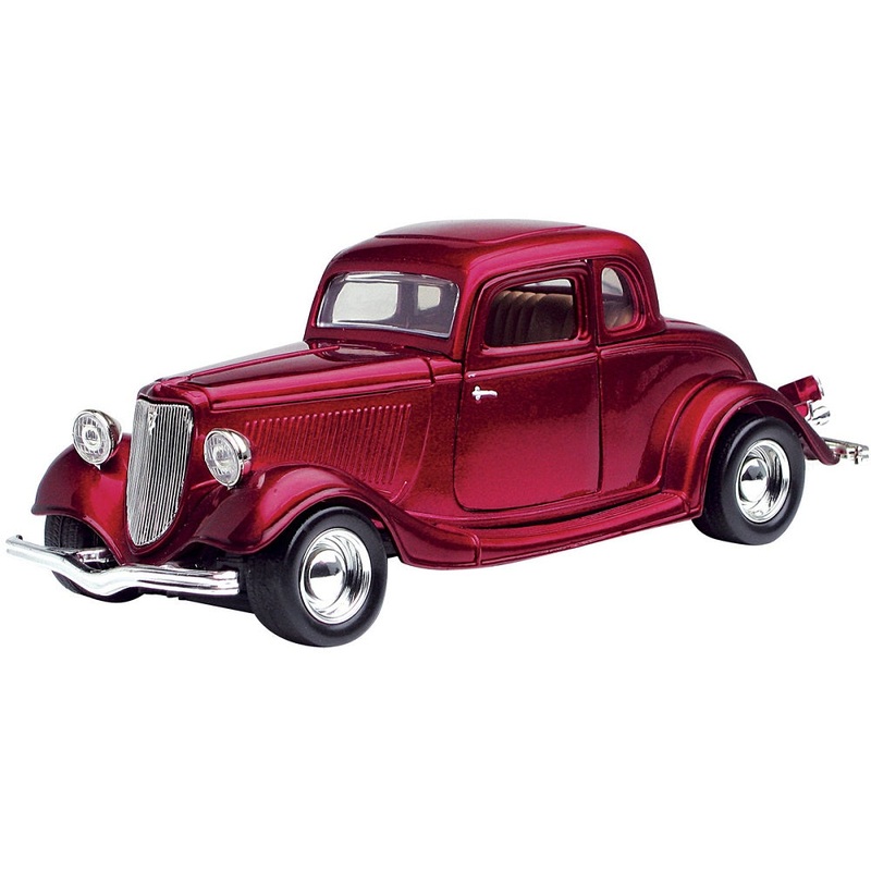 Motor Max - 1/24 Ford Coupe Hardtop Metallic Red 1934