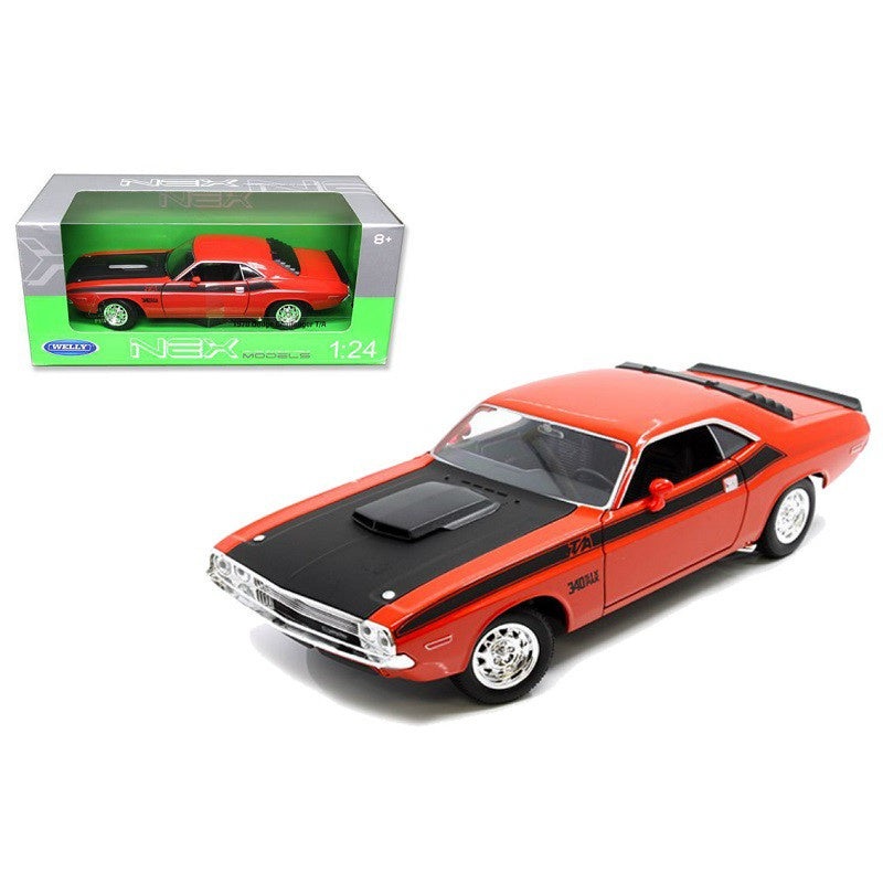 Welly - 1/24 Dodge Challenger T/A 1970 (Orange/Black)