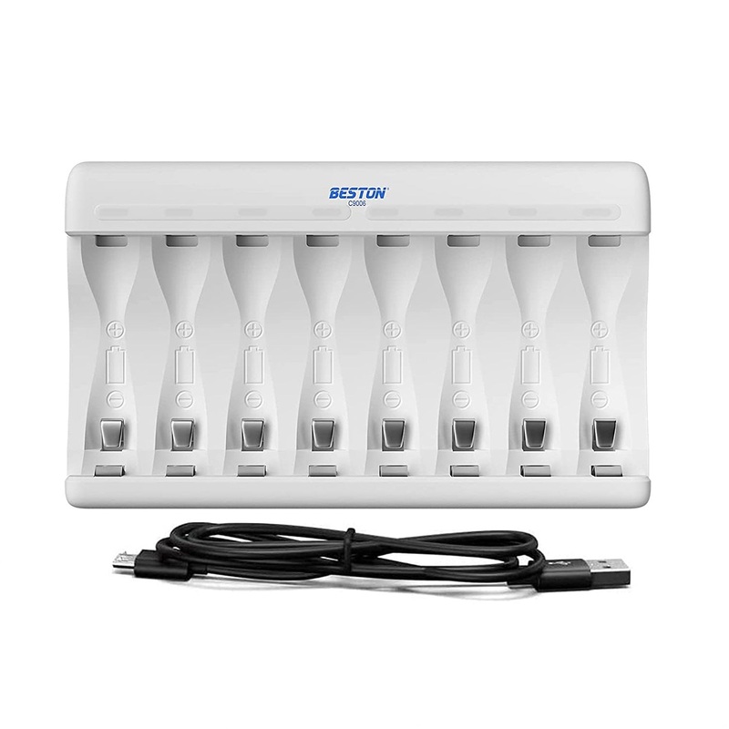 Beston - 8 x AA/AAA USB Charger