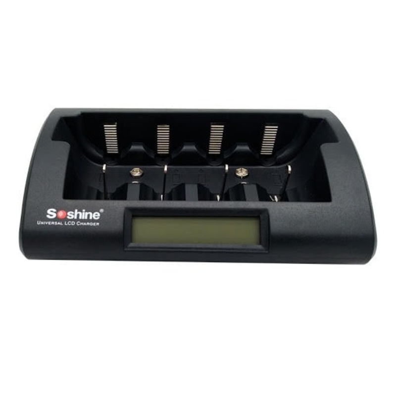 Soshine - Universal Charger for AA/AAA/C/D/9V