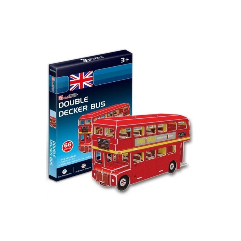 Cubic Fun - Double Decker Bus (UK) (66pcs) (3D)