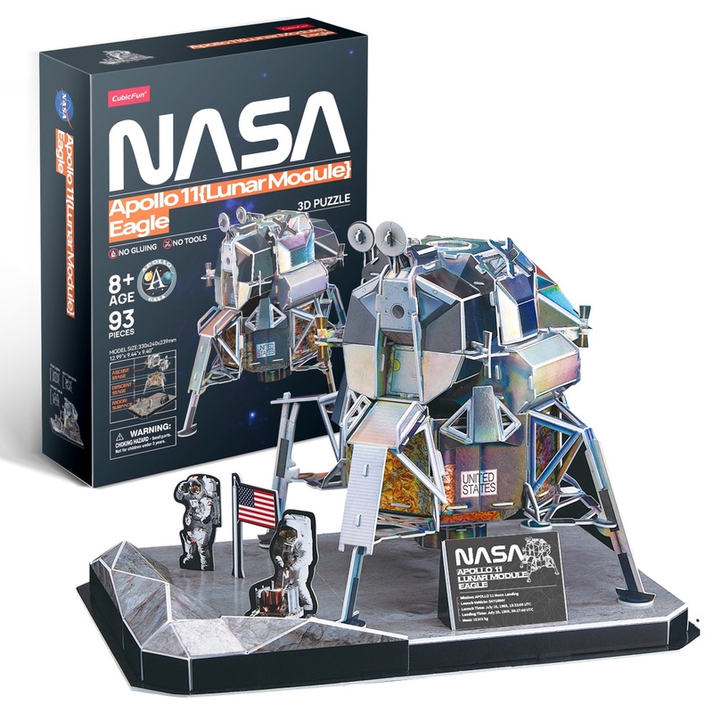 Cubic Fun - NASA Apollo 11 Lunar Module Eagle (93pcs) (3D)