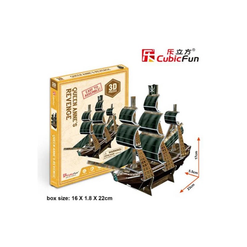 Cubic Fun - Queen Anne's Revenge (24pcs) (3D)
