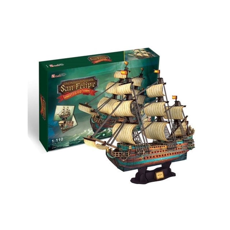 Cubic Fun - The Spanish Armada - San Felipe (248pcs) (3D)