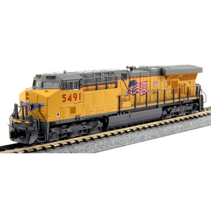KATO 176-8932 N Scale GE ES44AC GEVO Diesel Union Pacific Flag UP 5380 with DCC