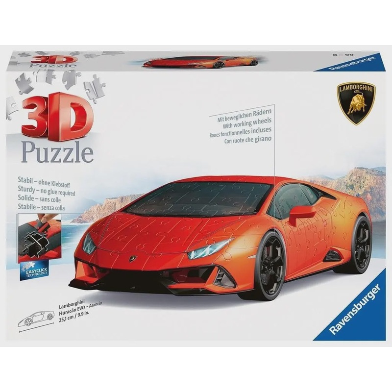 Ravensburger - Lamborghini Huracan (108pcs) (3D)