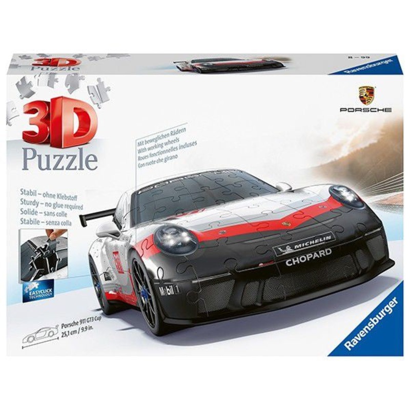 Ravensburger - Porsche 911 GT3 Cup (108pcs) (3D)
