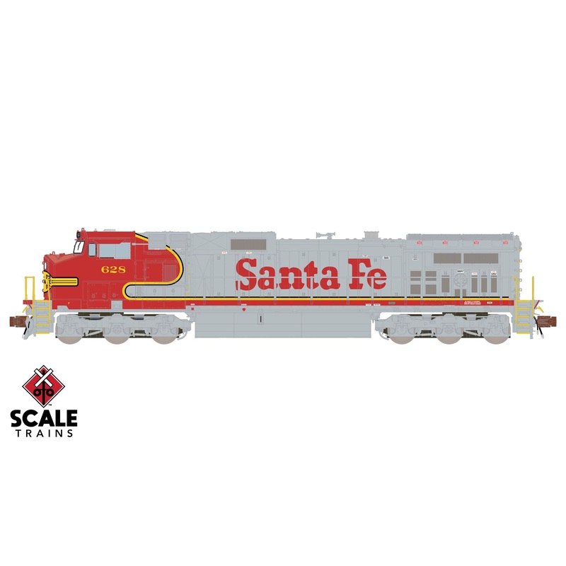 ScaleTrains 38514 Rivet Counter N Scale GE Dash 9-44CW Santa Fe ATSF 629