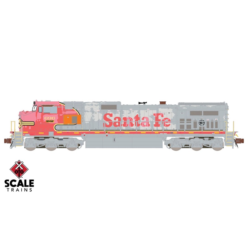 ScaleTrains 38524 Rivet Counter N Scale GE Dash 9-44CW Ex-Santa Fe BNSF 696