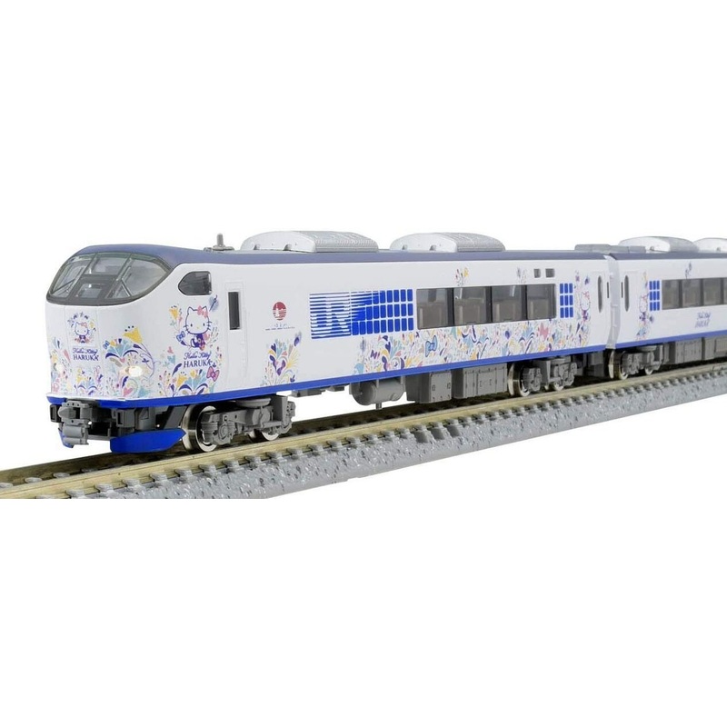 TOMY 98692 N Scale Japanese Railways 281 Limited Express Haruka Kanzashi Hello Kitty Train Set