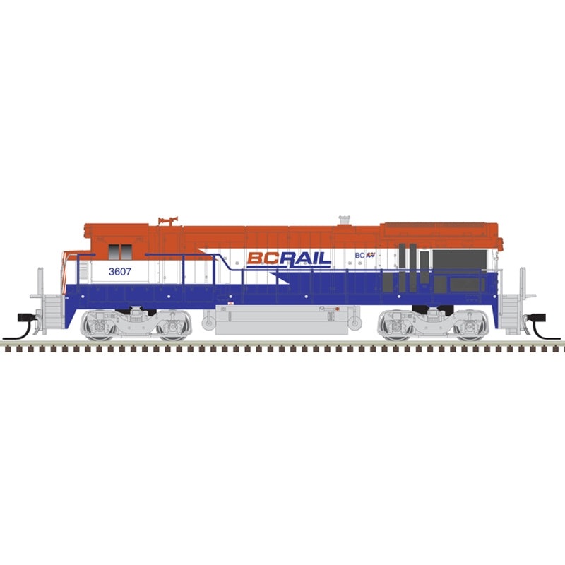 Atlas Gold 40005472 N Scale GE B36-7 British Columbia Railway BC RAIL 3607 DCC LokSound