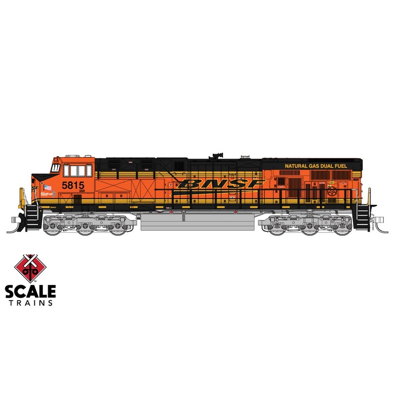 Fox Valley Models 10010 N Scale ES44C4 "Next Fuel/Heritage III" BNSF 5815 DCC LokSound