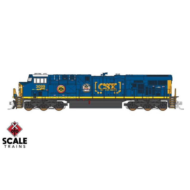 Fox Valley Models 10019 N Scale ES44AH "Saftey Train" CSX 3099