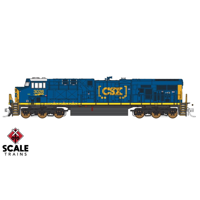 Fox Valley Models 10020 N Scale ES44AH "Boxcar Logo" CSX 3012 DCC LokSound