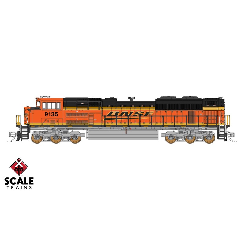Fox Valley Models 10155 N Scale EMD SD70ACe "Heritage III" BNSF 9318