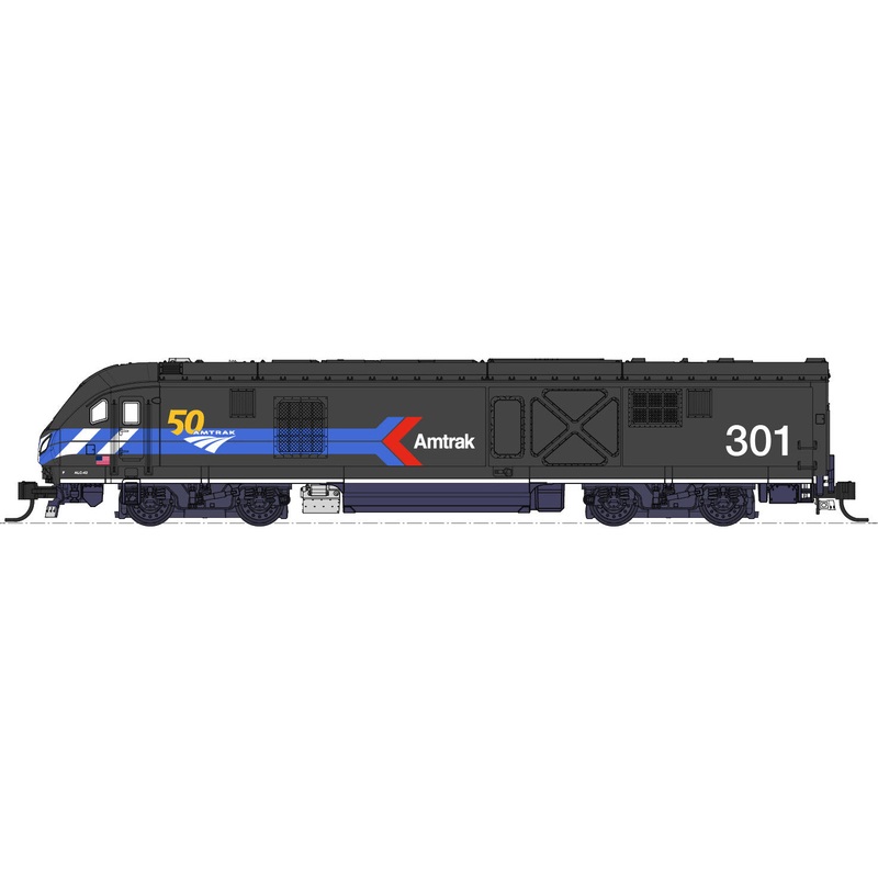 Kato 176-6050S N Scale Siemens ALC-42 Charger Locomotive Amtrak "Day1/50th" 301 DCC and Sound