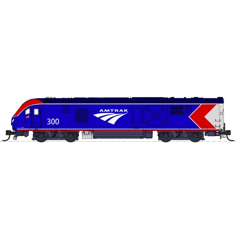 Kato 176-6053S N Scale Siemens ALC-42 Charger Locomotive Amtrak Phase VI 304 DCC and Sound
