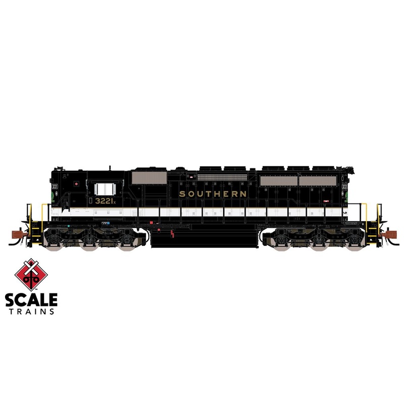 ScaleTrains 33810 Rivet N Scale EMD High Hood SD40-2 "Gold" Southern 3224J