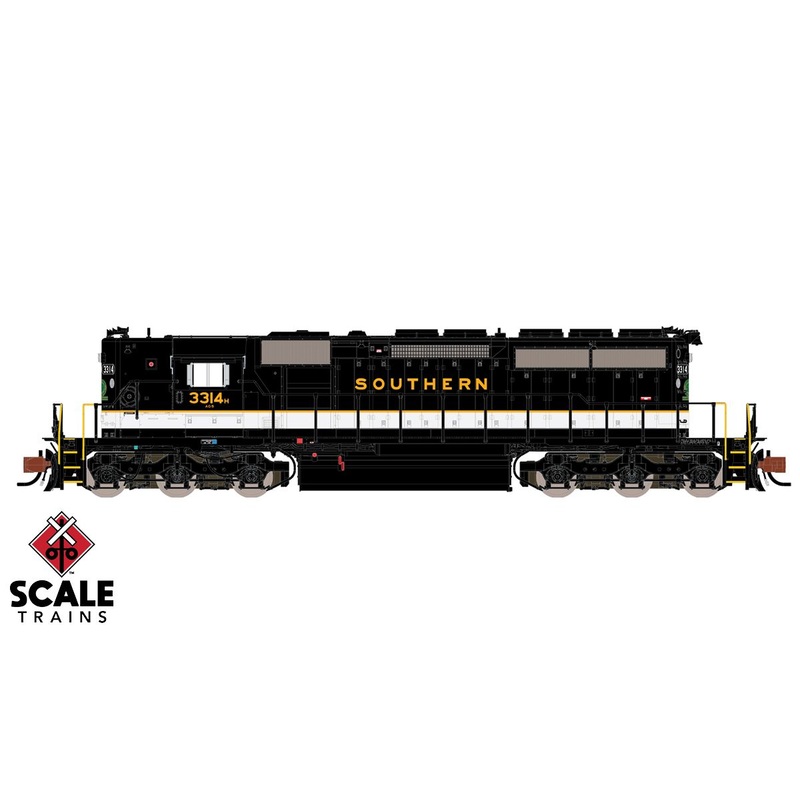 ScaleTrains 33818 Rivet N Scale EMD High Hood SD40-2 "Dulux" Southern 3327K
