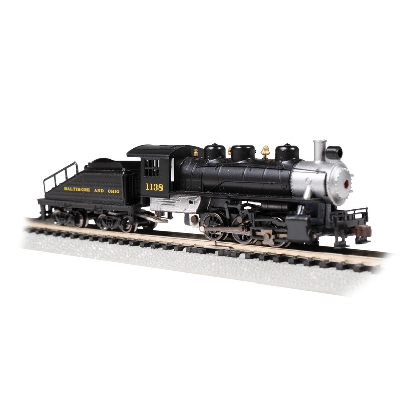 Bachmann 50555 N Scale 0-6-0 Steam Locomotive Baltimore & Ohio B&O 1138