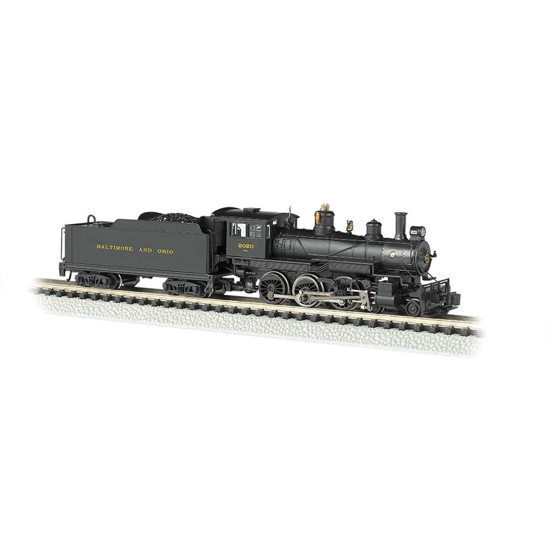 Bachmann 51461 N Scale 4-6-0 Baldwin Steam Locomotive Baltimore & Ohio B&O 2020 with DCC