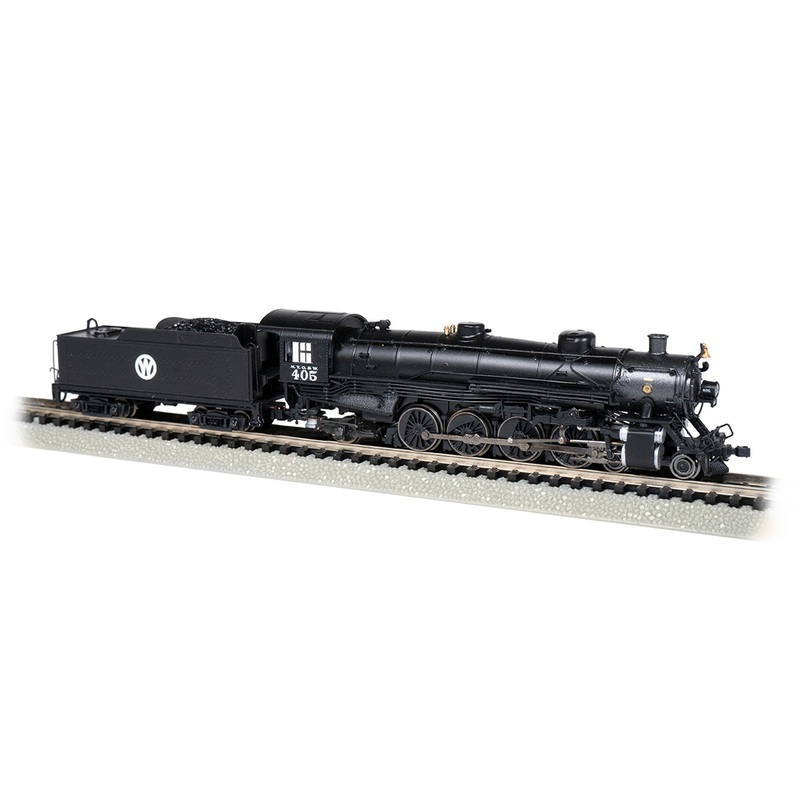 Bachmann 53455 N Scale 4-8-2 Steam Loco NYO&W 405 DCC & Sound